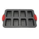 thumbnail image 2 of Molde Para Pan Para Hornear, Mini Molde Para Pan De 8 Cavidades, Distribución Uniforme Del Calor Con De Silicona Para Brownie, 2 of 7