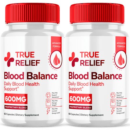 True Relief Pills Advanced Formula Daily Health Balance TrueRelief Supplement 120 Capsules