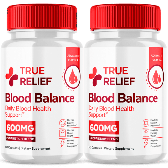 True Relief Pills Advanced Formula Daily Health Balance TrueRelief Supplement 120 Capsules