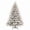 6FTWhite, variant on DEALTOPS 4ft Pre-Lit Flocked Artificial Christmas Tree, 150 Warm White Lights, 856 Tips, Foldable Metal Stand
