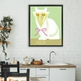 thumbnail image 2 of Stupell Industries Cat with Martini Olive Eyes Black Framed Floater Canvas Wall Art design by Lil' Rue, 31 x 25, 2 of 9