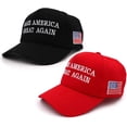 thumbnail image 3 of Sombrero MAGA Make America Great Again Hat, Keep America Great Hat, Donald Trump 2024 KAG Hat Gorra de béisbol con bandera de EE. UU., 3 of 5