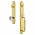 thumbnail image 3 of Grandeur Arc C Grip Single Cylinder Handleset with Fontainebleau Knob, 3 of 5