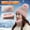 Pink, variant on Dyfzdhu Women Earmuffs Add Flocking Thermal Cycling Warm Winter Hat Knitting Scarf Beige