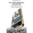 thumbnail image 6 of Ultra-Thin Case Apply to Samsung Galaxy Z Flip 3,Soft TPU Electro-Plating Bumper Design with Ring Buckle Holder with Magnetic Suction Car Function Full Protection Phone Cover (Blue), 6 of 10