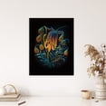 thumbnail image 4 of Fox Grape Fritillaria Ernst Haeckel Style Artwork Blue Orange Purple Plant Blooming Flowers Art Print Framed Poster Wall Decor 12x16 inch, 4 of 5