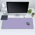 thumbnail image 3 of onn Desktop Mat, Rectangle, Polyester Surface with Nonslip Natural Rubber Backing, Lavender Sky, 32" x12", 3 of 7