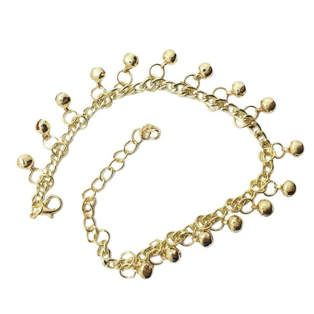 Tobillera Campana Campana Tobillera Damas Danza del Vientre Pie Cadena Aproximadamente 30cm Todos 2 dorado Hugo Tobillera para danza del vientre