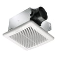 thumbnail image 1 of Delta Breez GreenBuilder Ventilation Bath Fan 80CFM with Humidity Sensor, White, 1 of 8