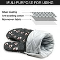thumbnail image 7 of Cute Oven Mitts,Black Christmas Snowman Pattern Oven Mitt 2-Pack Set,Kitchen Gloves for Oven,Heat Resistant Oven Mitts 7.7"x12", 7 of 7