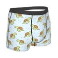 thumbnail image 2 of KLL Cartoon Sea Turtle Men's Cotton Boxer Briefs Underwear-Small, 2 of 8