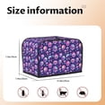 thumbnail image 5 of Haiem Skull rainbow color Print Toaster Covers 2 Slice Wide Slot,Bread Dust Cover & Fingerprint Protection,Bread Machine Cover,Appliance Covers, 5 of 7