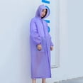 thumbnail image 2 of Poncho de Pluie à Capuche pour Adultes (Blanc), 2 of 6