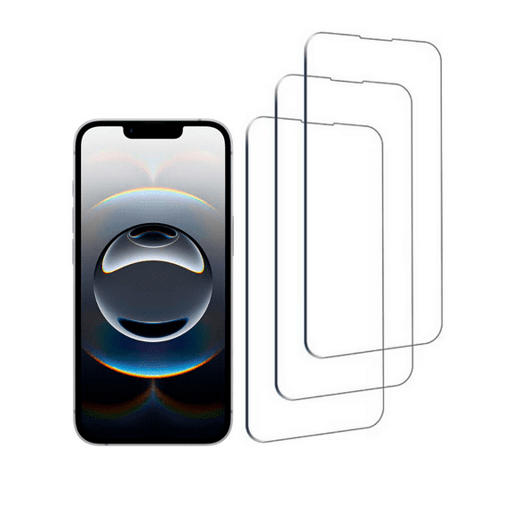 3-PACK Qixxronics iPhone 16e Screen Protector Tempered Glass Screen Protector for iPhone 16e, Bubble Free