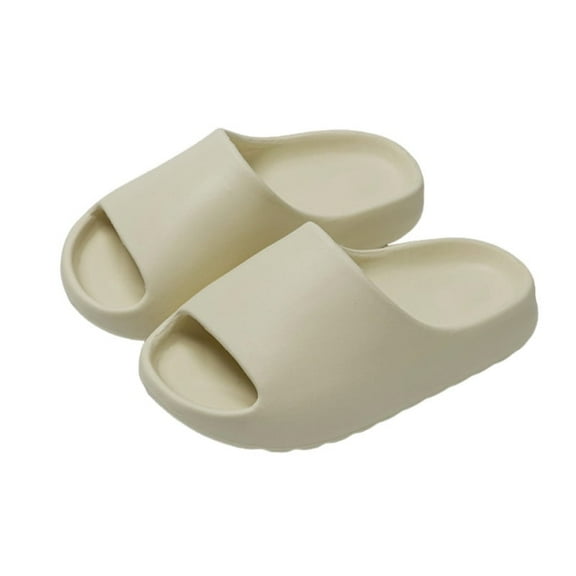 Kids Cloud Slides for Girls Boys, Non-Slip Thick Sole Pillow House Slippers Bathroom Shower Open Toe Toddler Sandals Indoor Outdoor Slipper Comfortable Lightweight