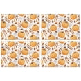 thumbnail image 1 of Décoration Rustique Citrouille Orange Sets de Table 4 Pcs Récolte de l'Action de Grâce Automne Résistants à la Chaleur 12 X 18 Pouces Modes de Vacances Sets de Table pour Table de Cuisine, 1 of 5