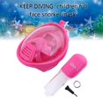 thumbnail image 4 of XYCCA Masque de Plongée Intégral 180° Anti-Fuite Anti-Buée pour Enfants (Rose)-082204, 4 of 5