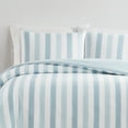 thumbnail image 4 of Truly Soft Aiden Stripe 3-Piece King Duvet Set in Blue, Polyester , Adult, All Season, OEKO-TEX Certified, 4 of 9