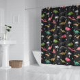 thumbnail image 2 of Dinosaur and Palm Tree Pattern Shower Curtain 72"x72" ,Bathroom Decorative Shower Curtains Set with 12 Hooks,Modern Waterproof Washable Shower Curtain, 2 of 6
