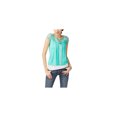 thumbnail image 1 of Camiseta adornada Aeropostale con detalle de encaje para mujer verde pequeña, 1 of 2