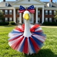 thumbnail image 6 of 7 Inch Desk Goose Outfits, Festive Independence Day Costume Set, Exquisite Decor Garment For Small Desktop Goose Figure Decoration (C#), 6 of 7