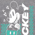thumbnail image 3 of Disney - Mickey & Friends - Checkered Retro Design - Toddler And Youth Girls Raglan Graphic T-Shirt, 3 of 4