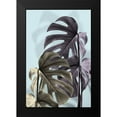 thumbnail image 2 of 1x Studio III 11x14 Black Modern Framed Museum Art Print Titled - Monstera Blue 02, 2 of 5