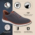 thumbnail image 2 of Marc Joseph New York Men's Edison Street Hands Free Technology Oxford, Grey, 9, 2 of 6