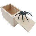 thumbnail image 3 of Spider Prank Scare Box, caja sorpresa de madera, cajas de broma sorpresa prácticas divertidas hechas a mano, bromas y juguetes de broma prácticos Halloween Namotu XMWJ164, 3 of 7