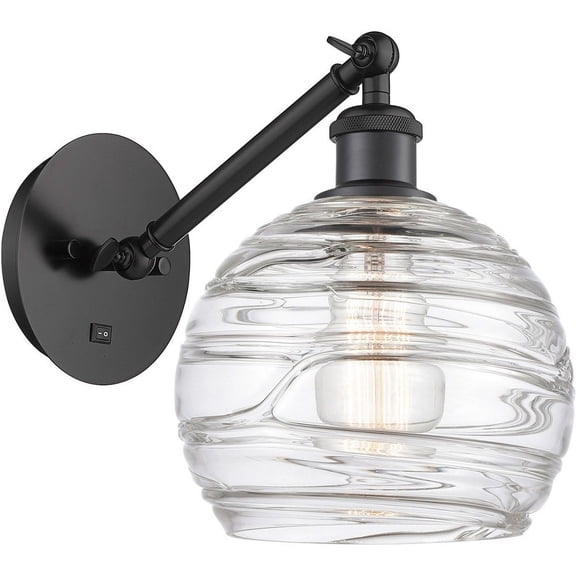Innovations Lighting - Athens - 1 Light Wall Sconce In Industrial Style-12.38
