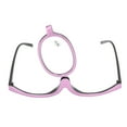 thumbnail image 3 of Gafas de maquillaje con lentes intercambiables resistentes a rayones, ligeras, para mujer, con estuche, color morado +3.00, 3 of 14