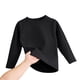 thumbnail image 1 of Guardurnaity Ropa interior térmica para niños y niñas, ropa de dormir gruesa, camisetas de Color sólido, ropa de casa y agradable a la piel de manga Ropa interior Negro, Altura 110-120cm 120 Guardurnaity AP013637-05, 1 of 6
