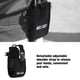 thumbnail image 3 of Estuche portátil de nailon con correa para el hombro para cinturón, bolsa para walkie-talkie, radio bidireccional, 3 of 12