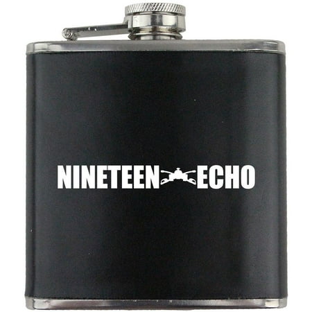 

Army Armor Crewman MOS 19E Veteran Leather Wrapped 6oz. Flask