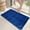 Blue, variant on Non-Slip Bathroom Mat Absorbent Quick-Dry Toilet Floor Mat Soft Polyester Bath Rug Waterproof Door Mat for Home 60x40cm Gray Blue Pink Beige Green