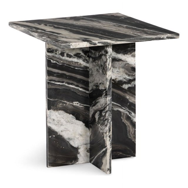 Meridian Furniture Verona Table d'Appoint Noire