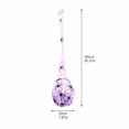 thumbnail image 2 of Halloween Spider Egg Sack Lights, 3.2 Foot Hanging Web Decoration with Black Spider and Battery-Powered LEDs, Outdoor Porch Tree Fence Accent, Haunted House Party Decor (Purple), 2 of 5