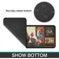 thumbnail image 4 of Rooster Kitchen Rug 2 Piece Set, Farmhouse Chicken Kitchen Mat, Home Decor Kitchen Sink Rugs and Mats Non Skid Washable Absorbent Microfiber Kitchen Floor Carpet 17" x 47"+17" x 30", 4 of 6