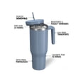 thumbnail image 2 of Termo Hydrapeak Voyager de 40 oz con asa y Popote Modern Blue Hydrapeak Voyager de 40 oz, 2 of 8