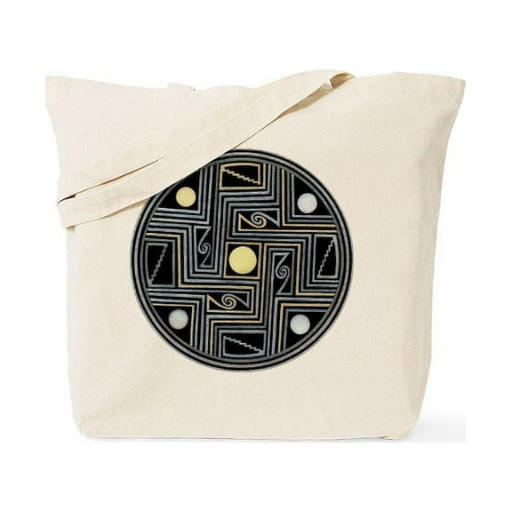 CafePress - MIMBRES MAZES BOWL DESIGN Tote Bag - Unisex Canvas Tote Bag, Beige, 1-Piece