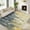 Black Brown, variant on Assaile 8 x 10 ft Polyester Pearl Velvet Rainbow Rectangular Hallway Bathroom Entryway Kitchen Office Foldable Abstract Printed Modern Washable Area Rug
