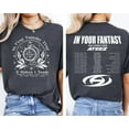 thumbnail image 2 of Ateez 2025 World Tour In Your Fantasy Two-side Men’s And Women’s Graphic Tee 100% Cotton by TBun, Full Sizes S-5XL, 2 of 5