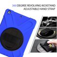 thumbnail image 3 of iPad 10.2 2020/2019 Case with Soft Screen Protector, iPad 8th Generation Case, iPad 7th Generation Case, Dteck Heavy Duty Rugged Shockproof Case with 360 Rotating Handle Stand, Blue, 3 of 6