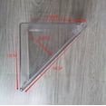 thumbnail image 3 of Contenedor triangular para sándwiches, contenedores portátiles lavables para sándwiches para loncheras de desayuno, contenedores transparentes reutilizables para sándwiches, 3 of 5