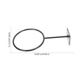 thumbnail image 2 of MasteelfCA 2Pcs Wall Ball Holders Basketball Shelf Football Display Stand Round Rack, 2 of 7