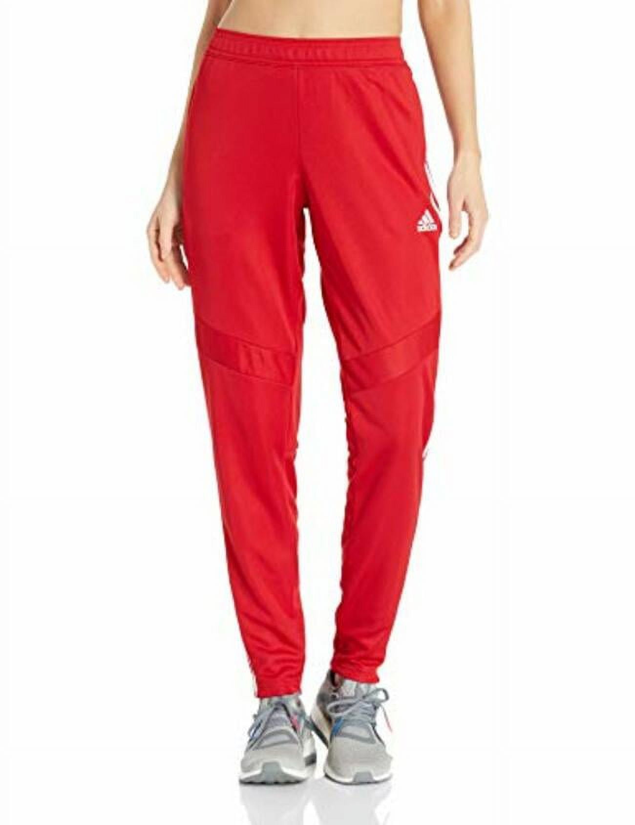 Red adidas womens pants sale