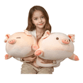 thumbnail image 2 of Peluche Almohada Cerdito 60cm Juguete Niñas Xtellar rosa, 2 of 3