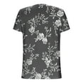 thumbnail image 6 of Xixinqiwan Women No Boundaries Tops,Summer Tops for Women Short Sleeve Button Down V-neck T Shirts 2025 Beach Vacation Dressy Blouse, 6 of 7
