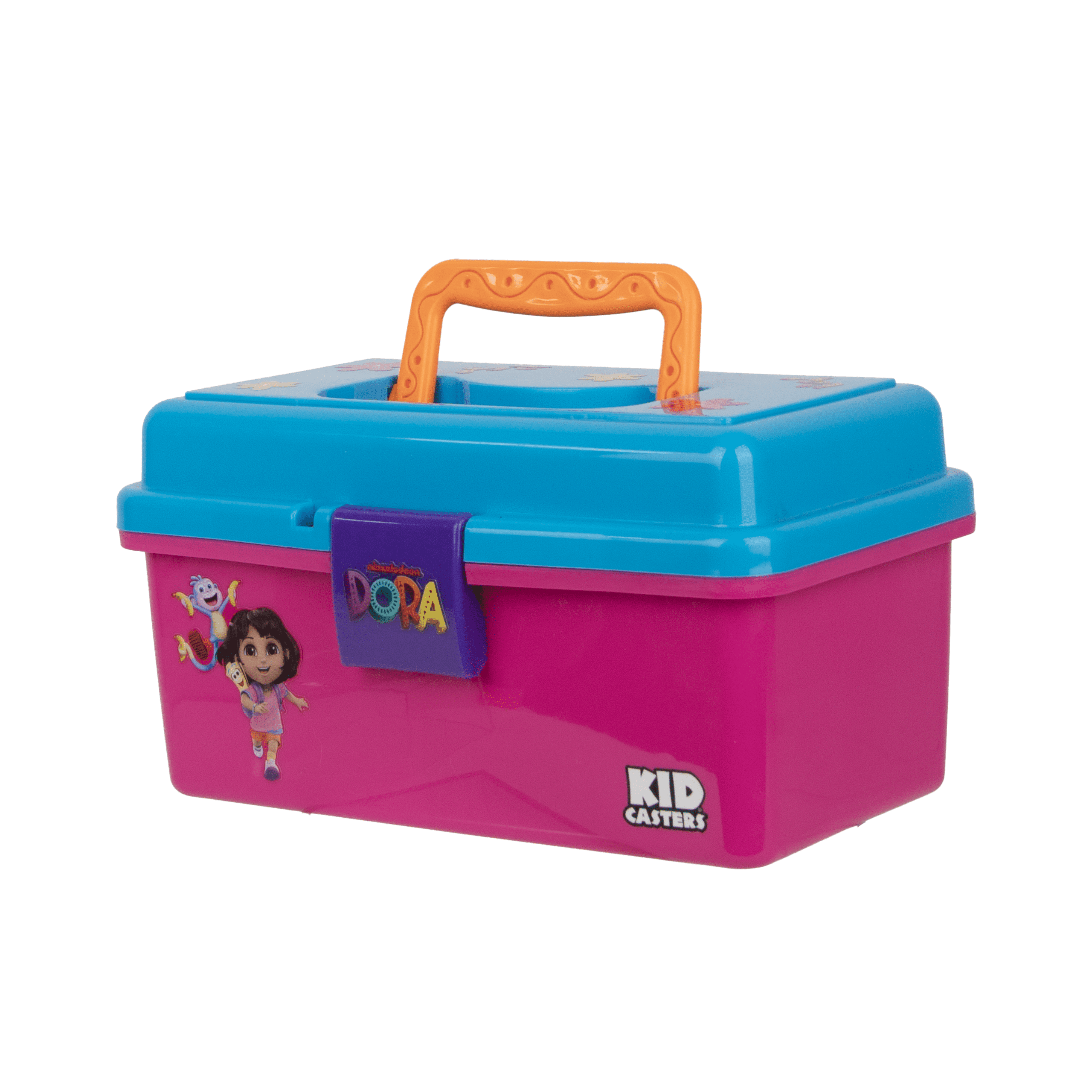 Kid Casters Dora Girls Fishing Tackle Storage Box with Removable Tray