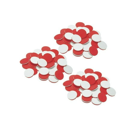 Learning Advantage Two-Color Counters - Foam - 200 Per Set - 3 Sets